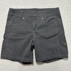KUHL Women's Free Range Shorts Gray Outdoor Camping Hiking